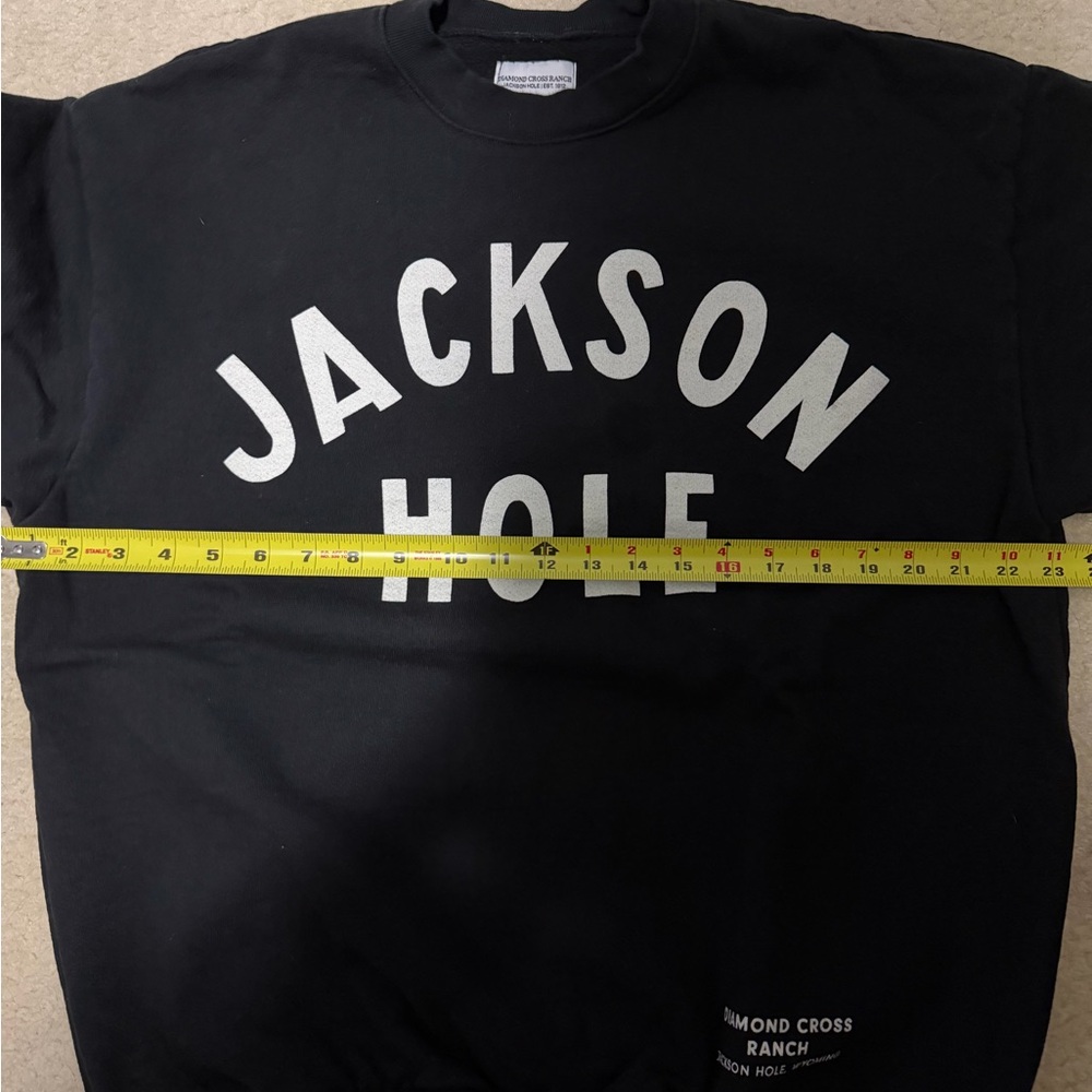 Diamond Cross Ranch Jackson Hole Black crew sweater - Picture 5 of 6